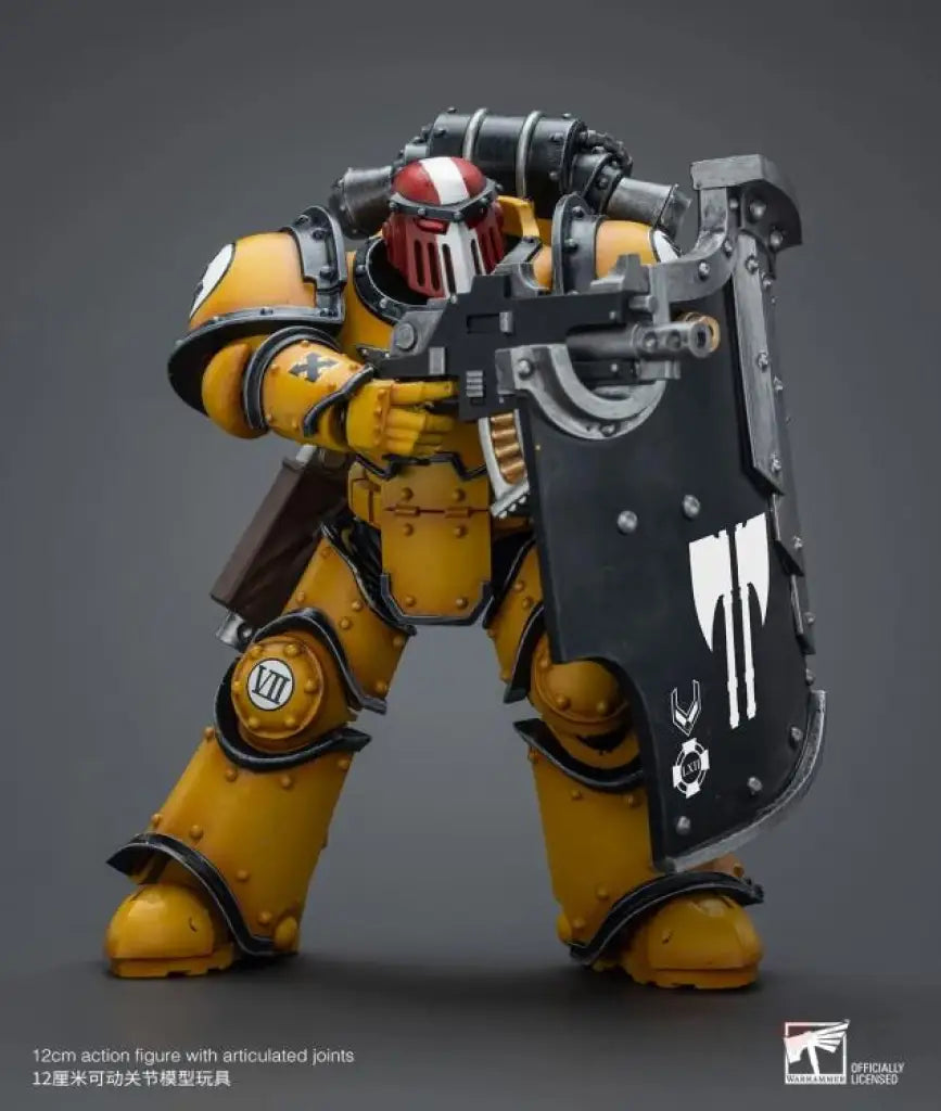 Imperial Fists Legion Mkiii Breacher Squad Sergeant With Thunder Hammer Action Figure