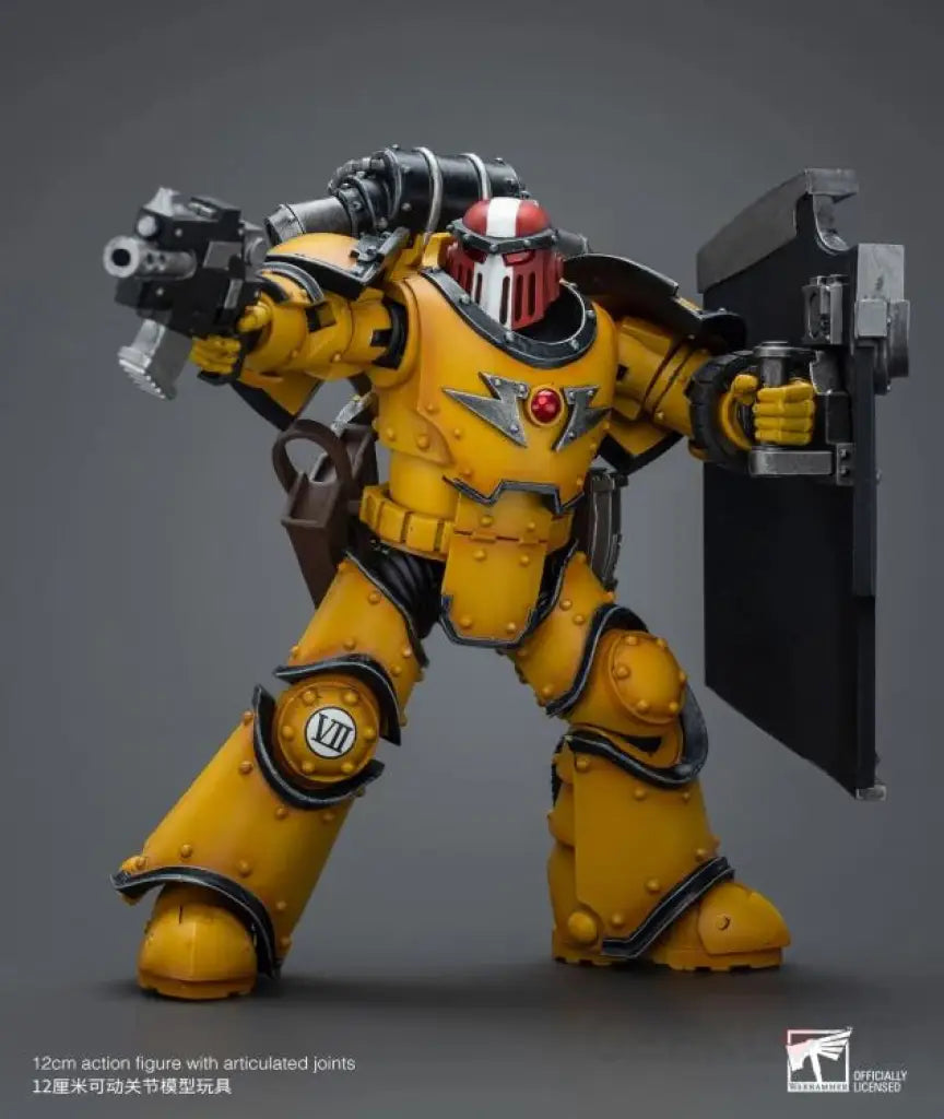 Imperial Fists Legion Mkiii Breacher Squad Sergeant With Thunder Hammer Action Figure