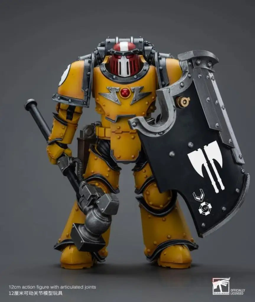 Imperial Fists Legion Mkiii Breacher Squad Sergeant With Thunder Hammer Action Figure