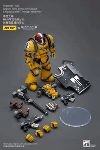 Imperial Fists Legion Mkiii Breacher Squad Sergeant With Thunder Hammer Action Figure