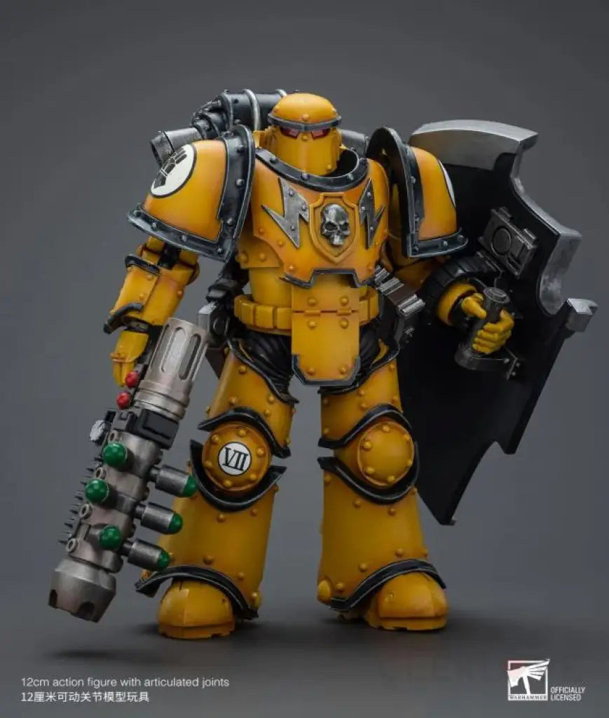 Imperial Fists Legion Mkiii Breacher Squad With Graviton Gun Action Figure