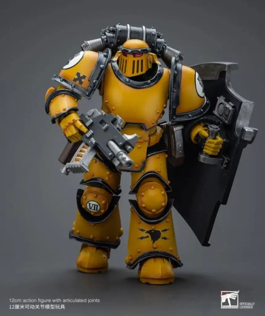 Imperial Fists Legion Mkiii Breacher Squad With Lascutter Action Figure