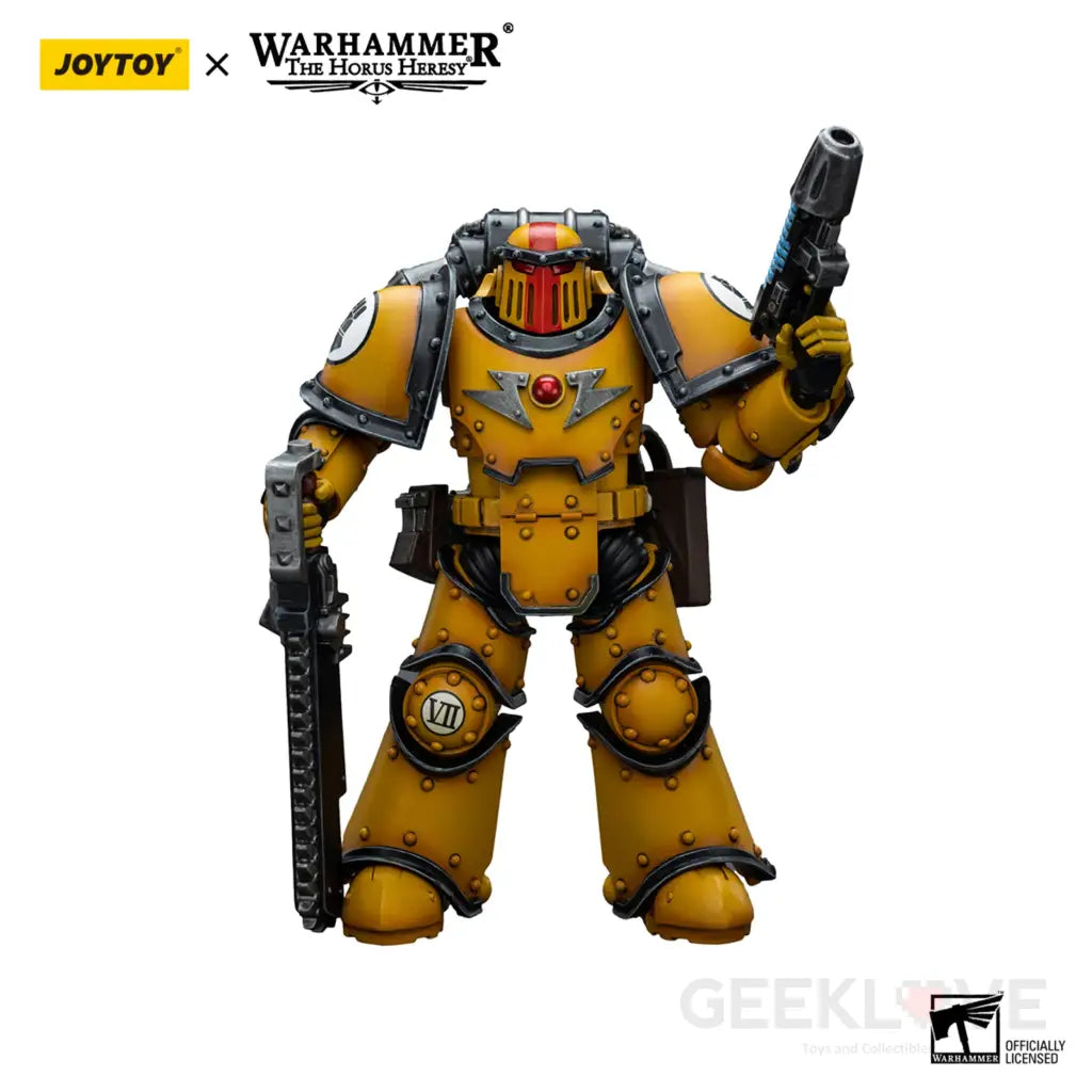 Imperial Fists Legion Mkiii Despoiler Squad Sergeant With Plasma Pistol Action Figure