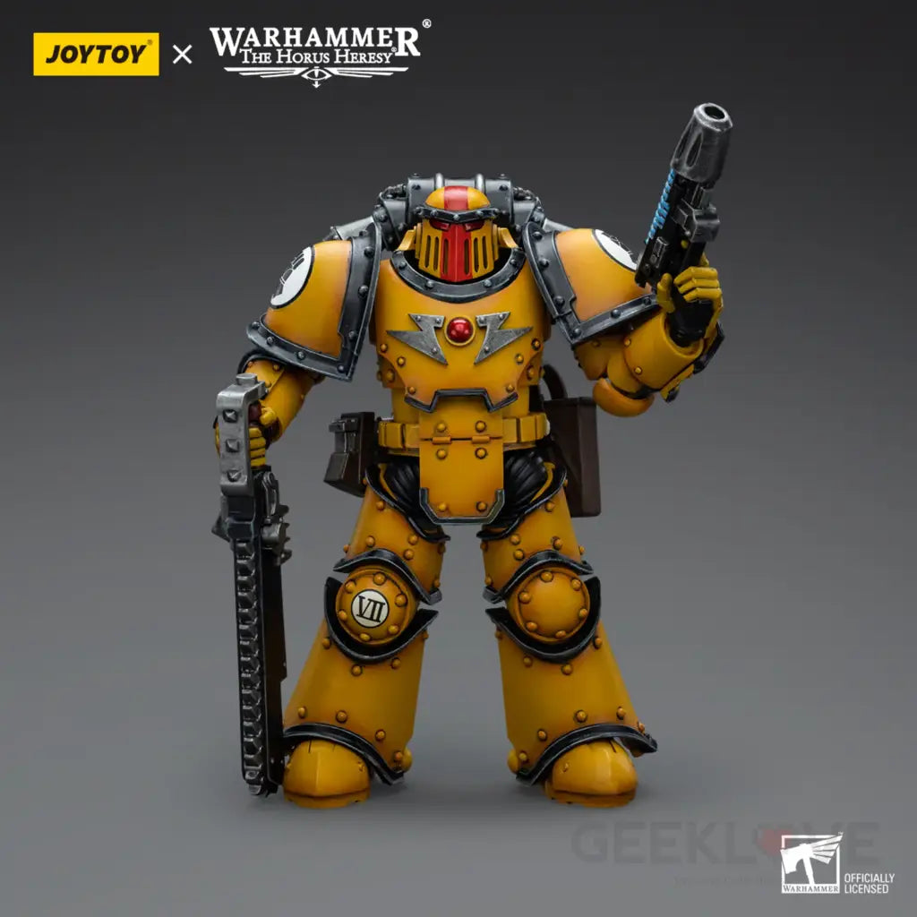 Imperial Fists Legion Mkiii Despoiler Squad Sergeant With Plasma Pistol Action Figure