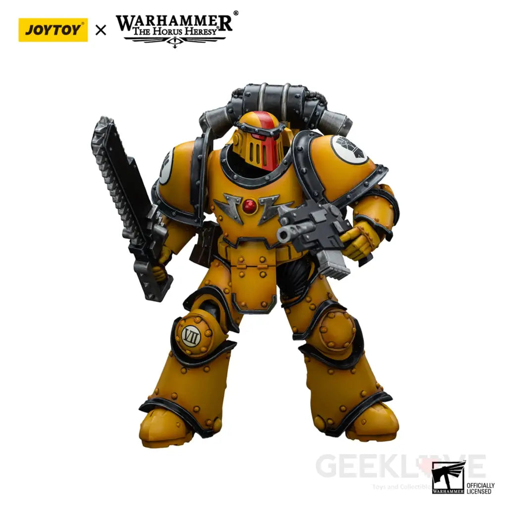 Imperial Fists Legion Mkiii Despoiler Squad Sergeant With Plasma Pistol Action Figure