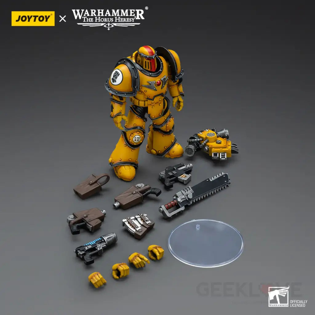 Imperial Fists Legion Mkiii Despoiler Squad Sergeant With Plasma Pistol Action Figure