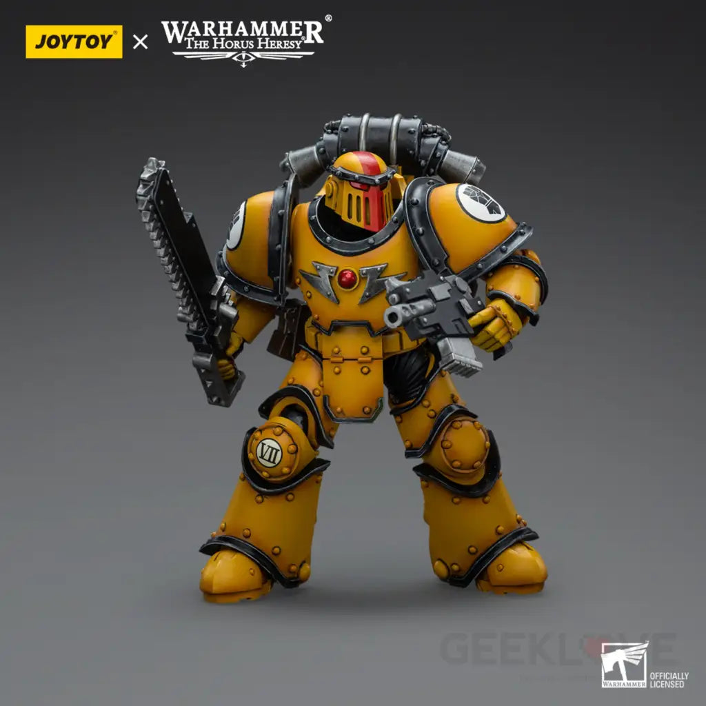 Imperial Fists Legion Mkiii Despoiler Squad Sergeant With Plasma Pistol Action Figure