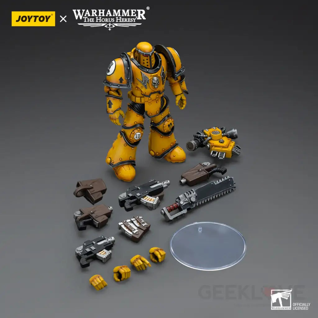 Imperial Fists Legion Mkiii Despoiler Squad With Chainsword Action Figure