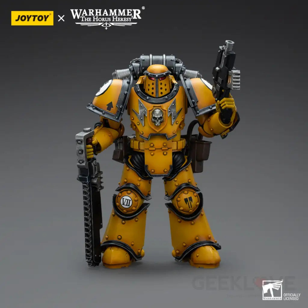 Imperial Fists Legion Mkiii Despoiler Squad With Chainsword Action Figure