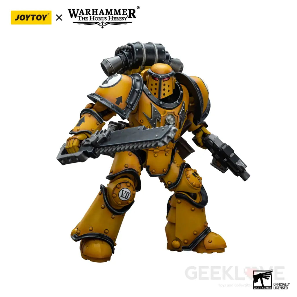 Imperial Fists Legion Mkiii Despoiler Squad With Chainsword Action Figure