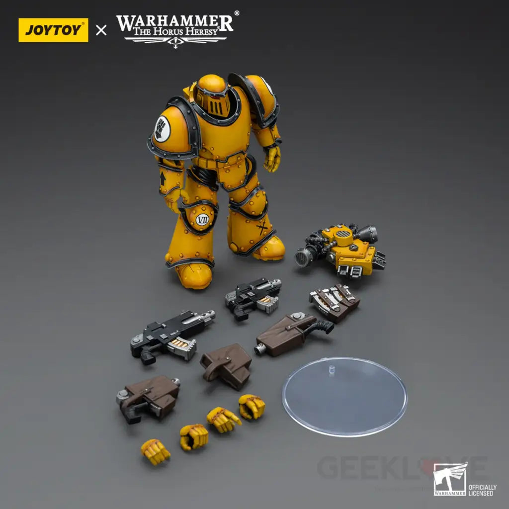 Imperial Fists Legion Mkiii Tactical Squad Legionary With Bolter Action Figure