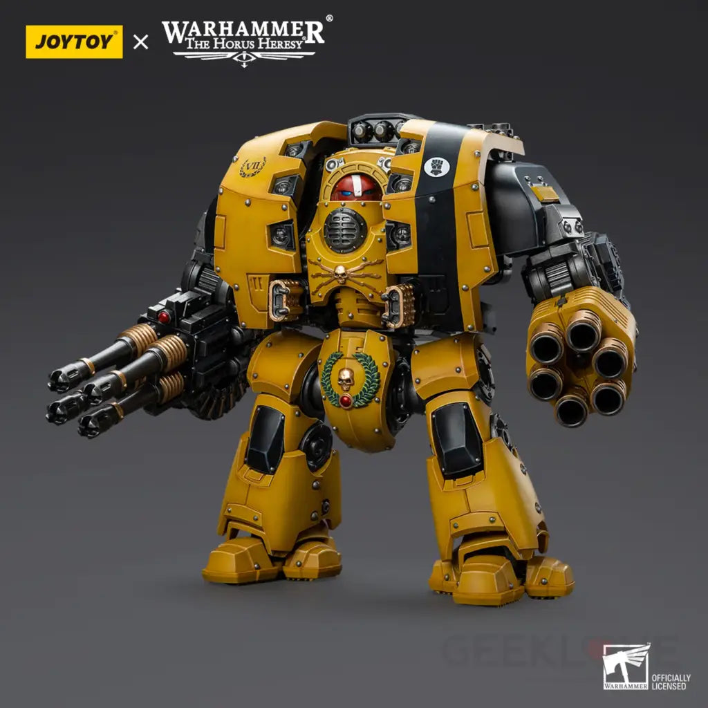 Imperial Fists Leviathan Dreadnought With Cyclonic Melta Lance And Storm Cannon Action Figure