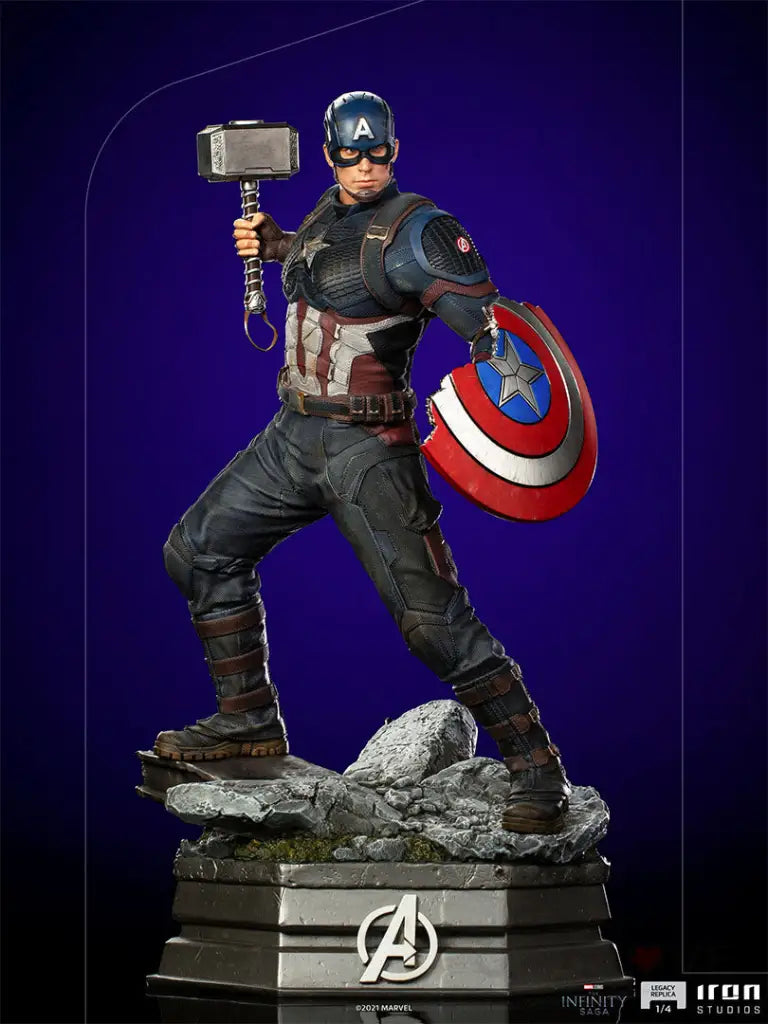 Infinity Saga Legacy Replica Captain America 1/4 Scale Statue - GeekLoveph
