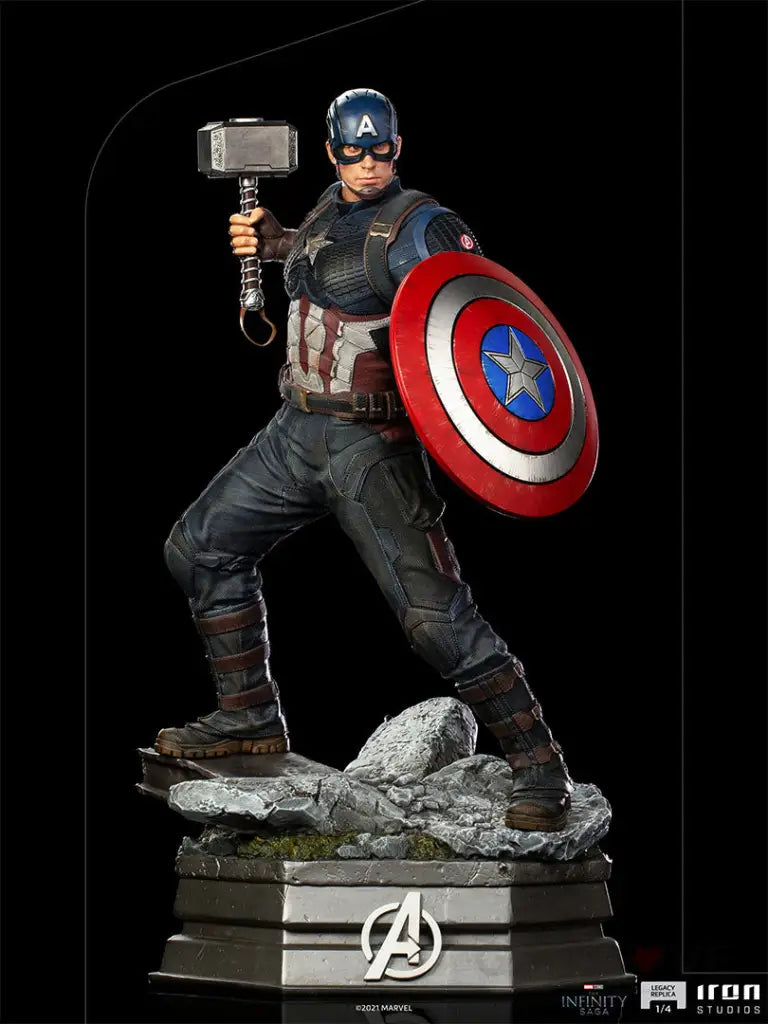 Infinity Saga Legacy Replica Captain America 1/4 Scale Statue - GeekLoveph