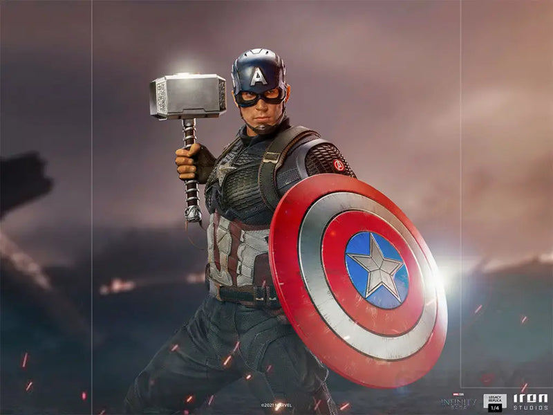 Infinity Saga Legacy Replica Captain America 1/4 Scale Statue