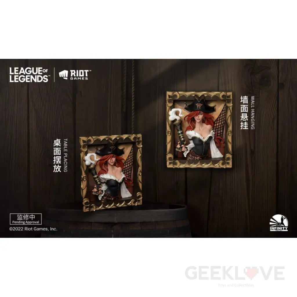 Infinity Studio X League Of Legends The Bounty Hunter Miss Fortune 3D Frame Preorder