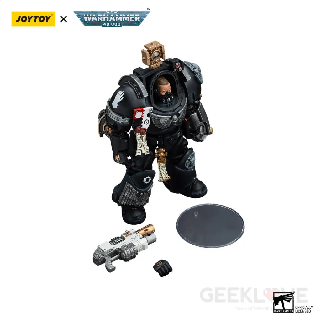 Iron Hands Captain In Terminator Armour Action Figure