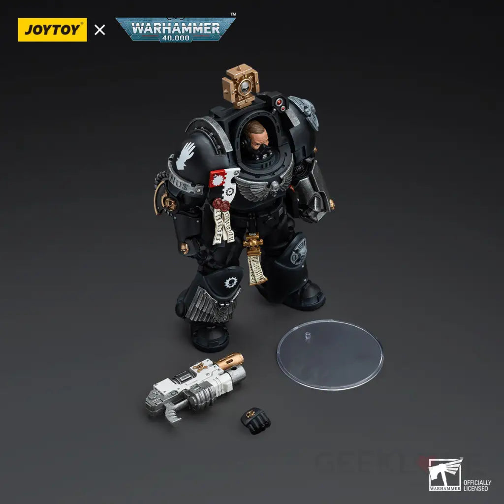 Iron Hands Captain In Terminator Armour Action Figure