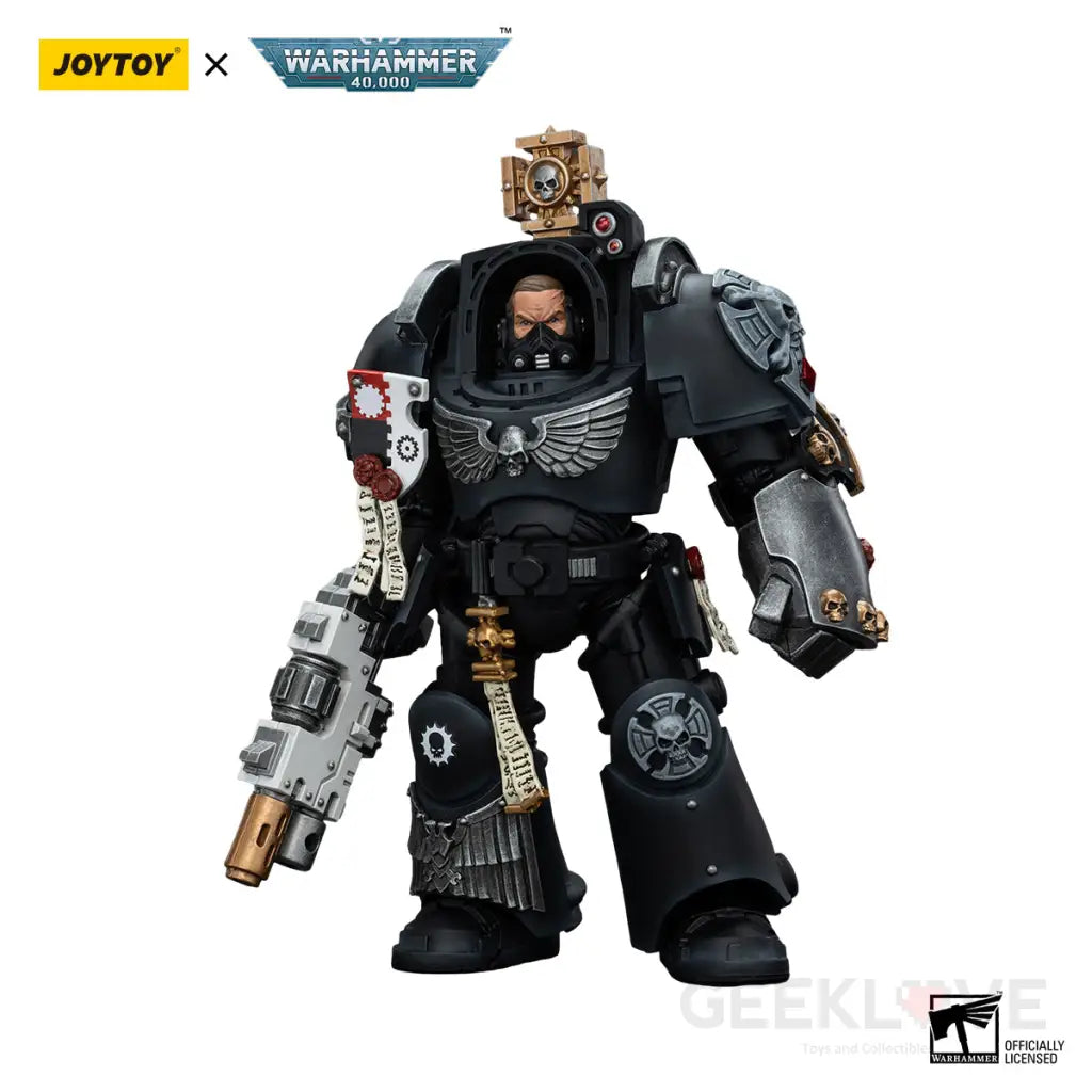 Iron Hands Captain In Terminator Armour Action Figure