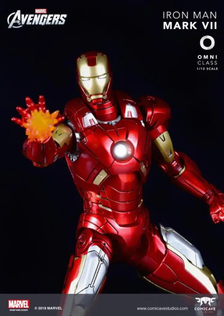 Iron Man 3 Die-Cast Iron Man Mark VII 1/12 Scale Figure