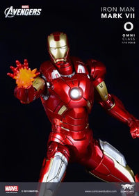 Iron Man 3 Die-Cast Iron Man Mark VII 1/12 Scale Figure - GeekLoveph