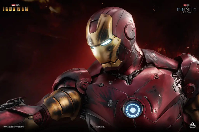 Iron Man Mark 3 Battle Damaged Edition 1/2 Scale Statue