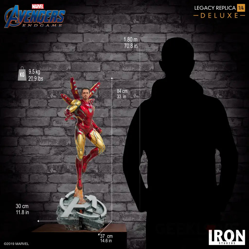 Iron Man Mark LXXXV DELUXE Legacy Replica 1/4 - Avengers: Endgame - GeekLoveph