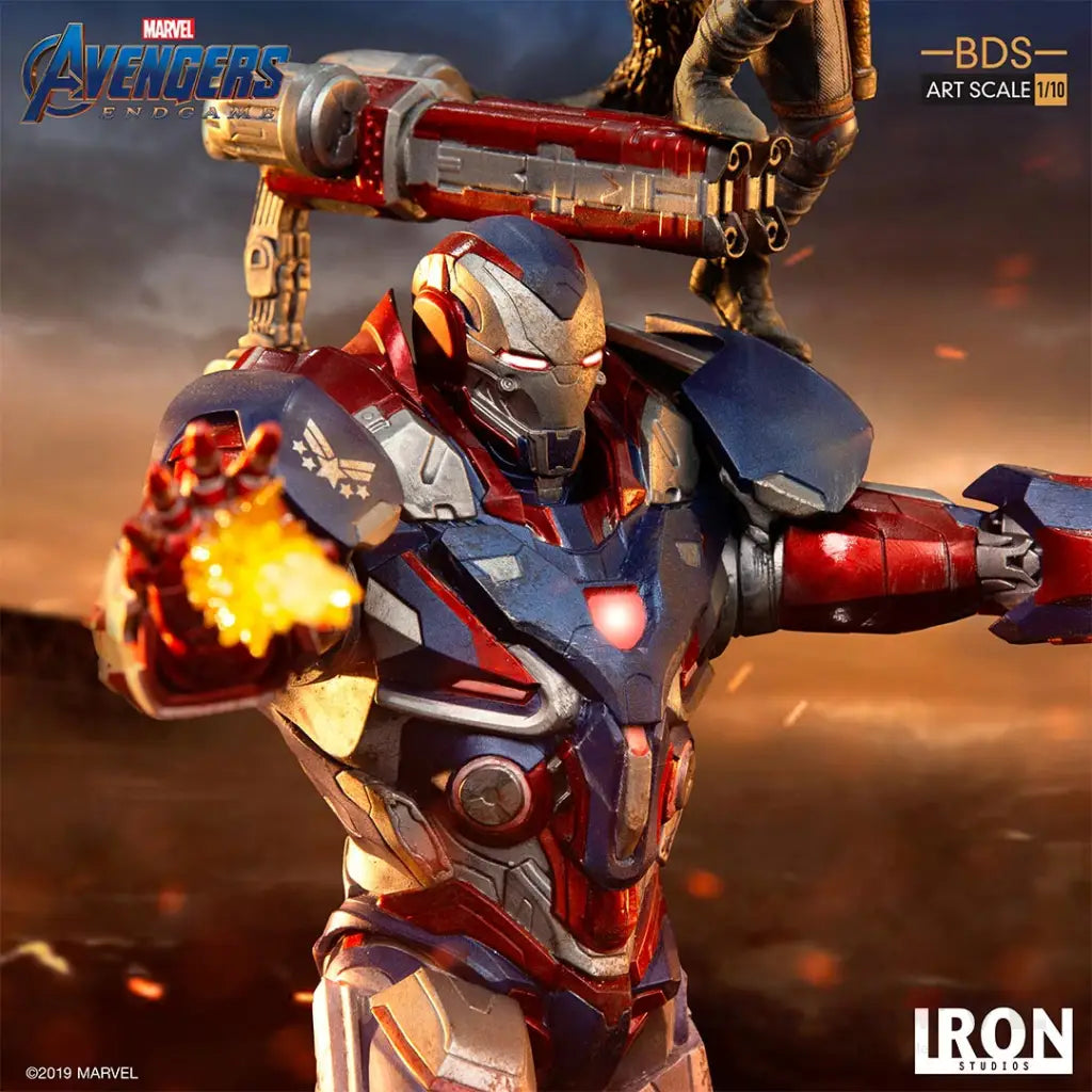 Iron Patriot and Rocket BDS Art Scale 1/10 - Avengers Endgame - GeekLoveph