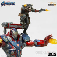 Iron Patriot and Rocket BDS Art Scale 1/10 - Avengers Endgame - GeekLoveph