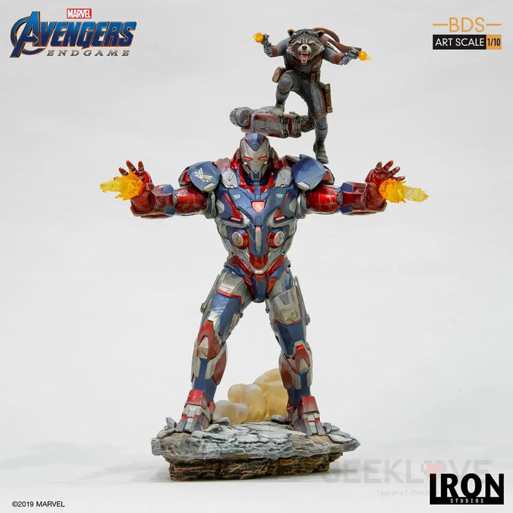 Iron Patriot and Rocket BDS Art Scale 1/10 - Avengers Endgame - GeekLoveph