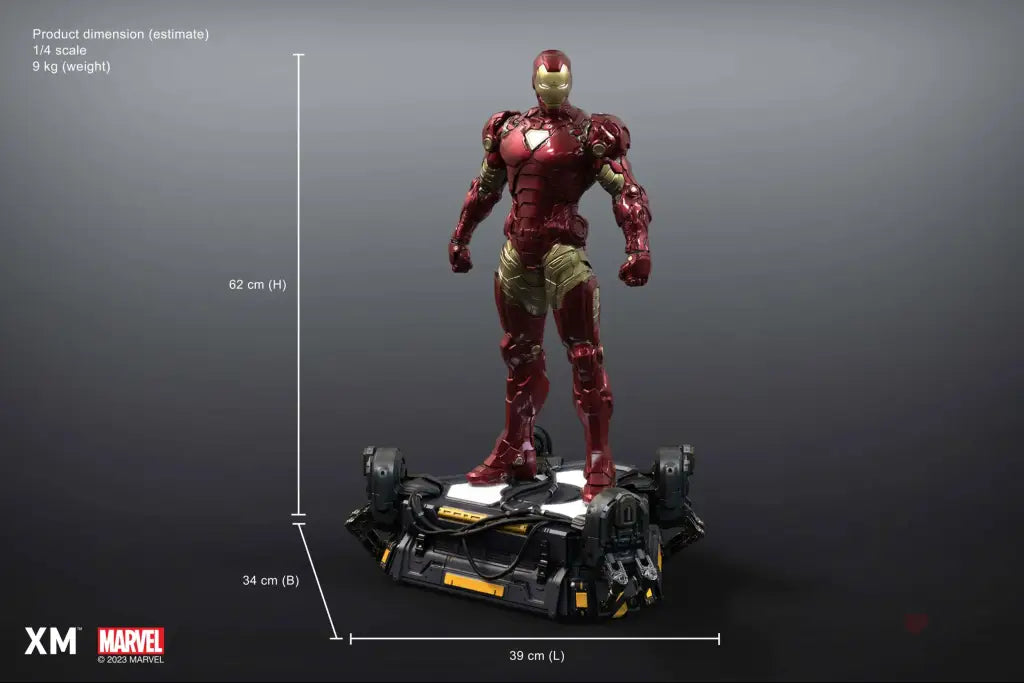 Ironman Suit Up Ver A 1/4 Scale Figure