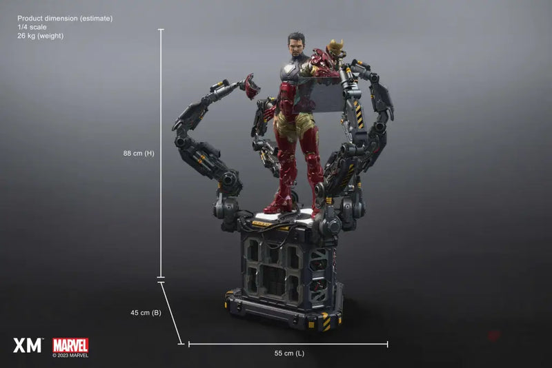 Ironman Suit Up Ver B (XM Exclusive) 1/4 Scale