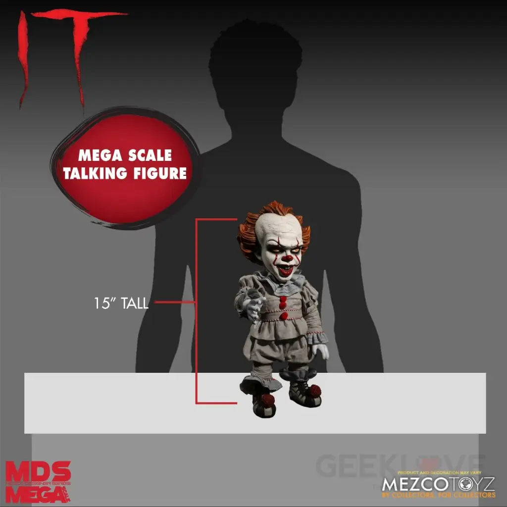 IT: Mega Scale Talking Pennywise - GeekLoveph