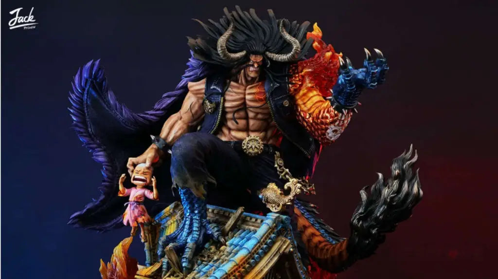 Jack Young Kaido GK 1/4 Scale Statue (Blue) - GeekLoveph
