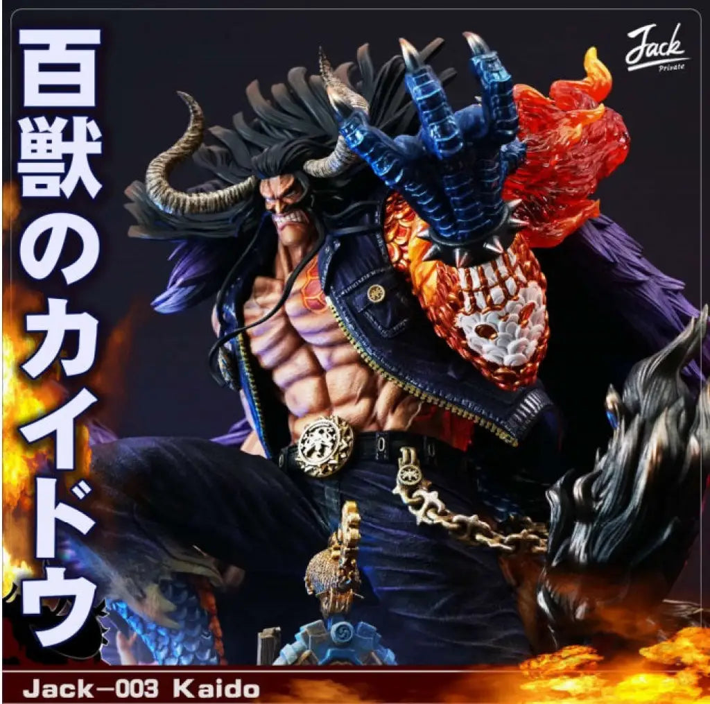 Jack Young Kaido GK 1/4 Scale Statue (Blue) - GeekLoveph