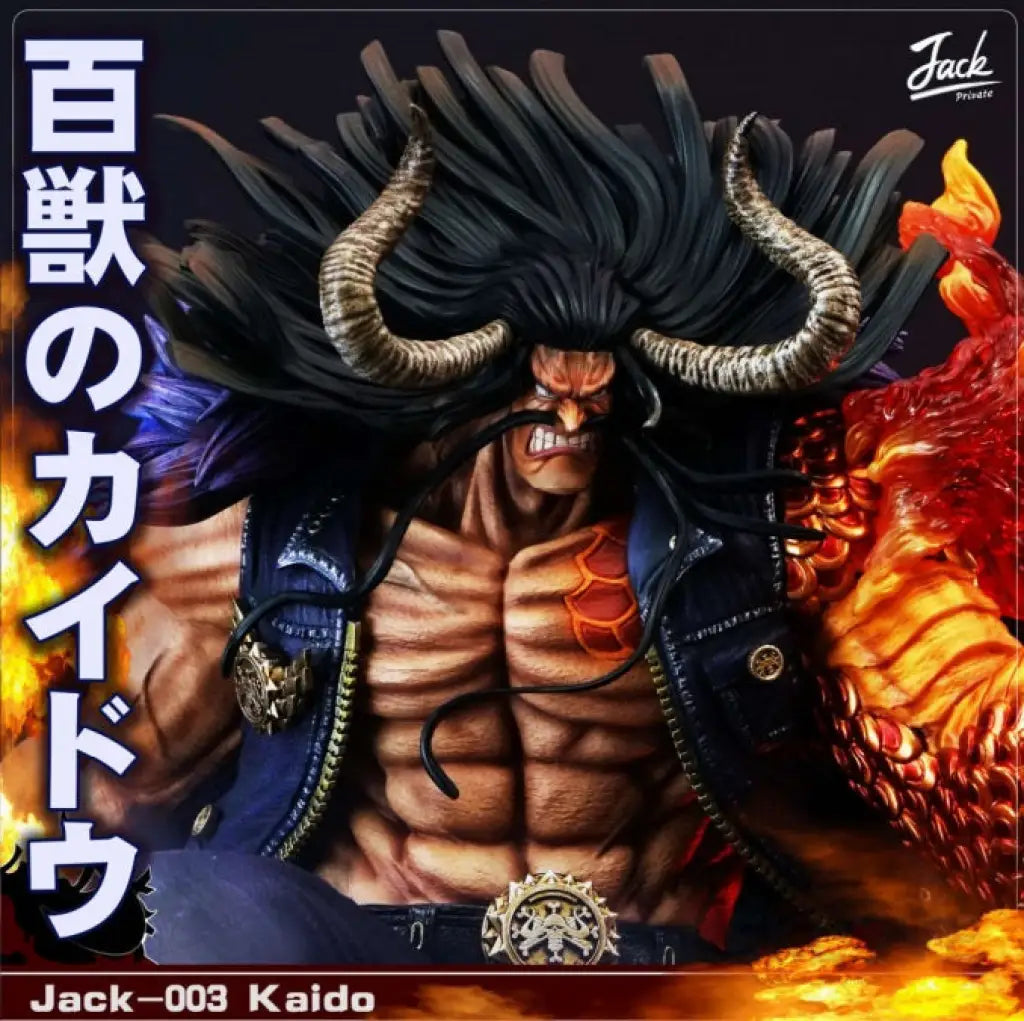 Jack Young Kaido GK 1/4 Scale Statue (Blue) - GeekLoveph
