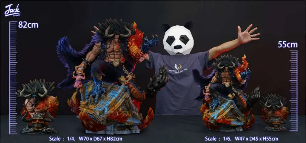 Jack Young Kaido GK 1/4 Scale Statue (Blue) - GeekLoveph