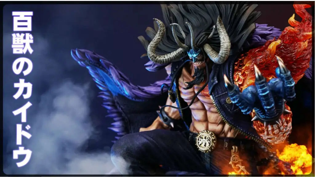 Jack Young Kaido GK 1/4 Scale Statue (Blue) - GeekLoveph