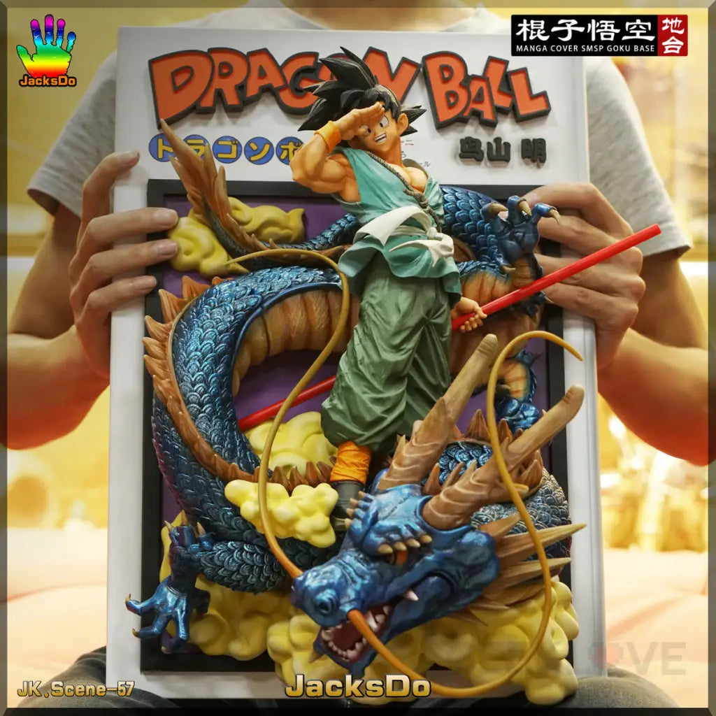 JacksDo DBZ Manga Cover SMSP GOKU Base GK Resin - GeekLoveph