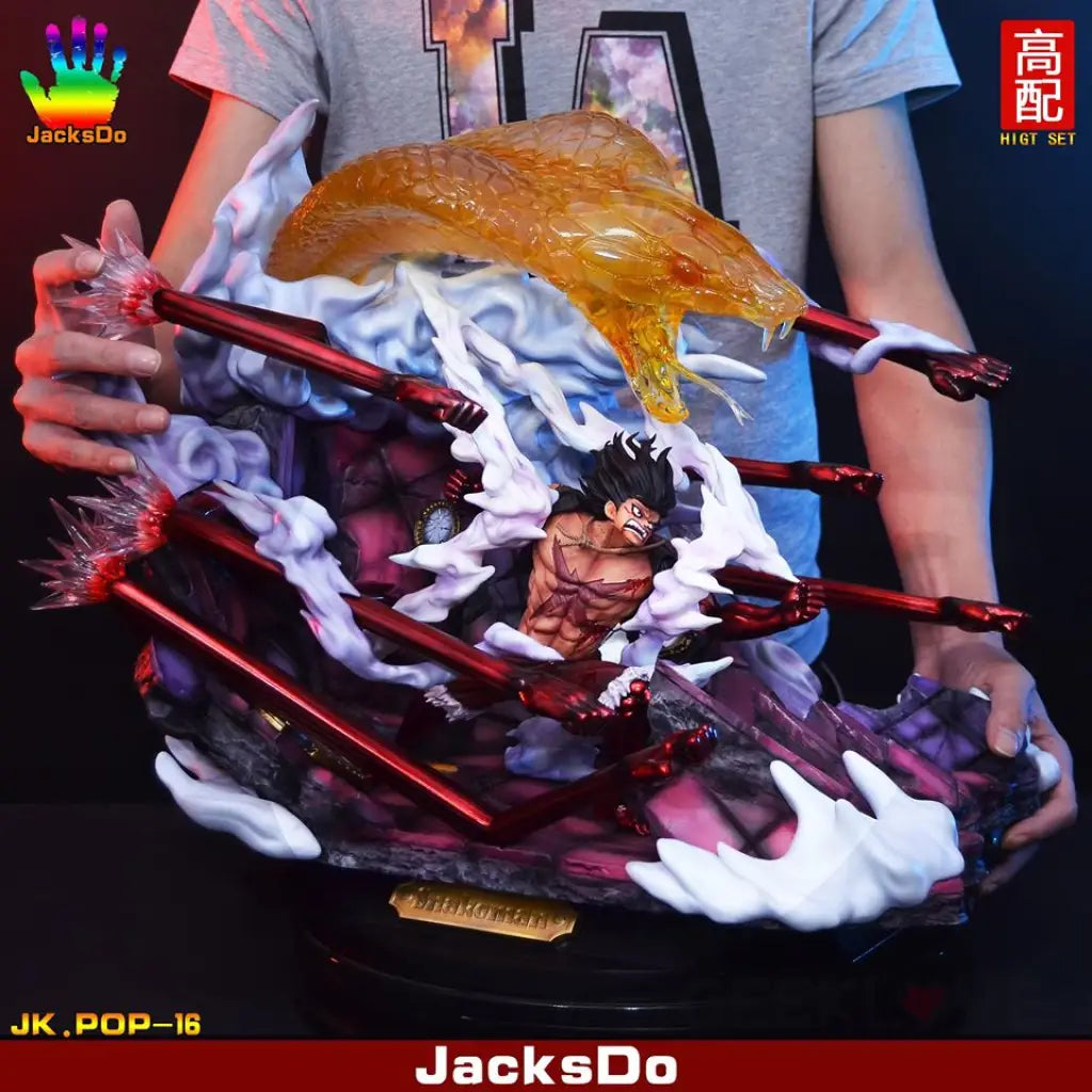 JacksDo Luffy Snakeman Fighting GK (HIGH SET) - GeekLoveph