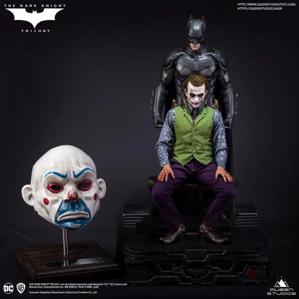 Joker-Clown Mask Life size - GeekLoveph