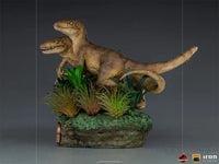 Jurassic Park Just The Two Raptors 1/10 Deluxe Art Scale Statue - GeekLoveph