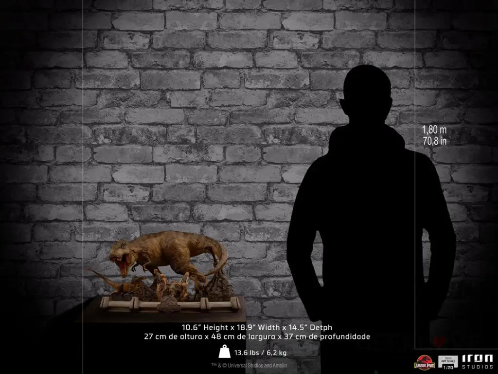 Jurassic Park The Final Scene Dem Art Scale 1/20 - GeekLoveph