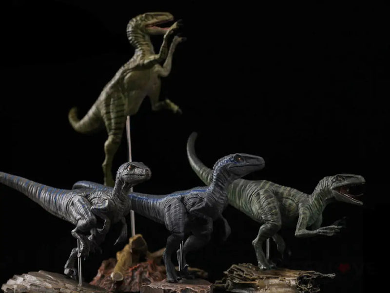 Jurassic Series Tactical Team (Baldwin) Raptor 1/35 Scale Figure Set