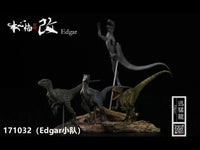 Jurassic Series Tactical Team (Edgar) Raptor 1/35 Scale Figure Set - GeekLoveph
