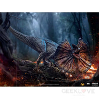 Jurassic World Dilophosaurus 1/10 Art Scale Statue - GeekLoveph