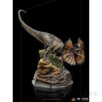 Jurassic World Dilophosaurus 1/10 Art Scale Statue - GeekLoveph