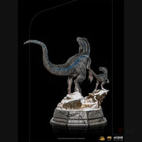 Jurassic World: Dominion Blue and Beta 1/10 Deluxe Art Scale Statue - GeekLoveph