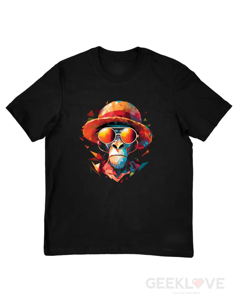 Just A Monkey Premium Graphic Tee Xs / Black Apparel