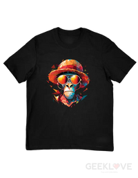 Just A Monkey Premium Graphic Tee Xs / Black Apparel